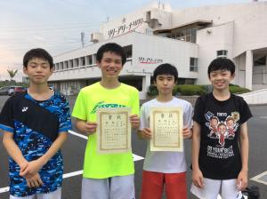 水戸市夏季大会ダブルス1